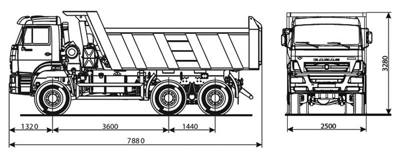 6520-3026012-53 Самосвал КамАЗ